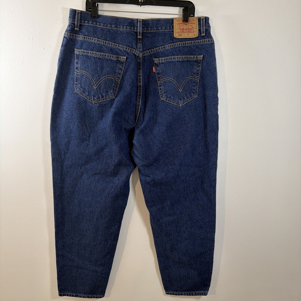 Levi's 550 Relaxed Fit Tapered Leg Jeans Womens 18 Short 100%‎ Cotton Mexico - Picture 9 of 10